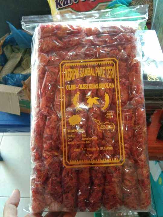 Keripik Sambal Khas Sibolga Isi 30 Berat 1kg Lazada Indonesia