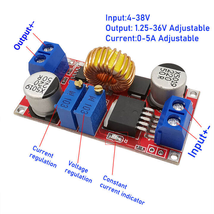 Module Step Down DC DC 5A XL4015 Buck Converter Lithium Battery Charger