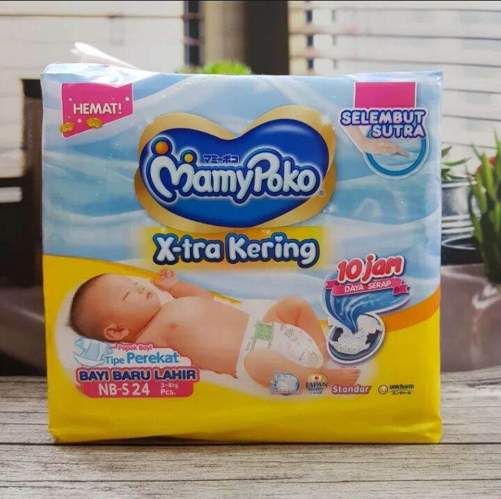 MAMYPOKO POPOK BAYI NEW BORN NBS 24 BAYI BARU LAHIR TIPE PEREKAT