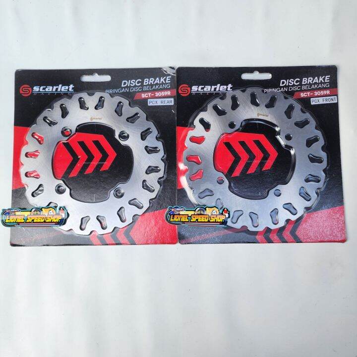 Piringan Cakram Disk Scarlet Racing Original Pcx 150 Pcx 160 Depan