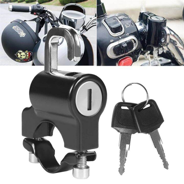 Anti Theft Helmet Lock Handlebar Mount Motorcycle Electric Motorbike