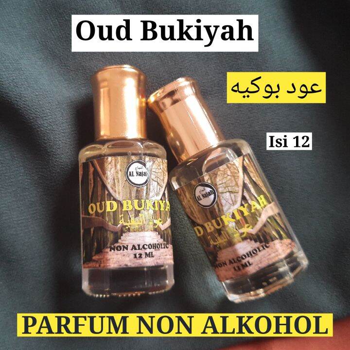 Best Seller Oud Bukiyah Parfum Kemasan Khas Arab 12 ML Cocok Untuk