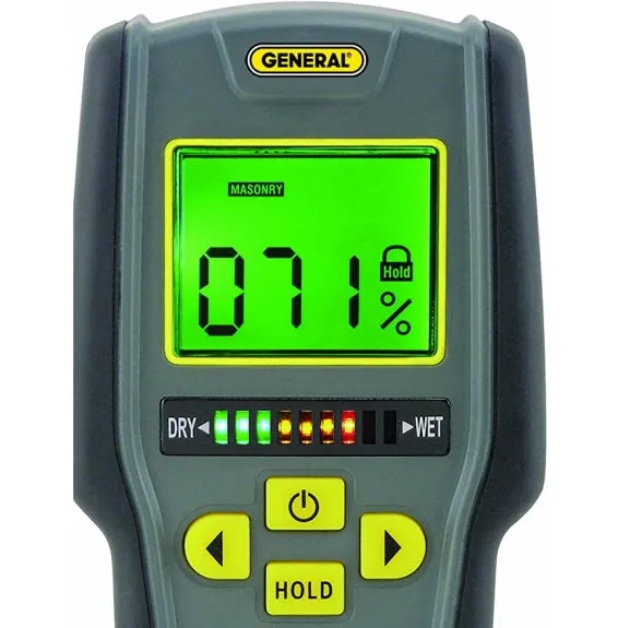 General Tools Digital Moisture Meter MMD7NP Humidity Sensor And Mold