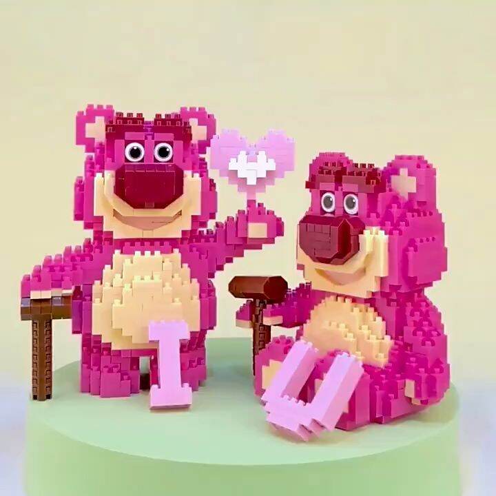 Lego Lotso Nano Block Model Kartun Building Blok Mainan Balok Susun Diy