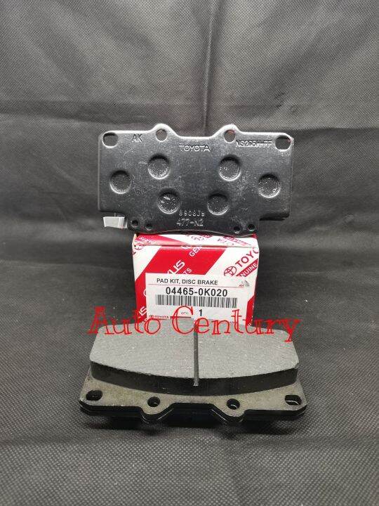 BRAKE PAD KAMPAS REM DEPAN 04465 0K020 TOYOTA HILUX 3 0 CC 3 000CC