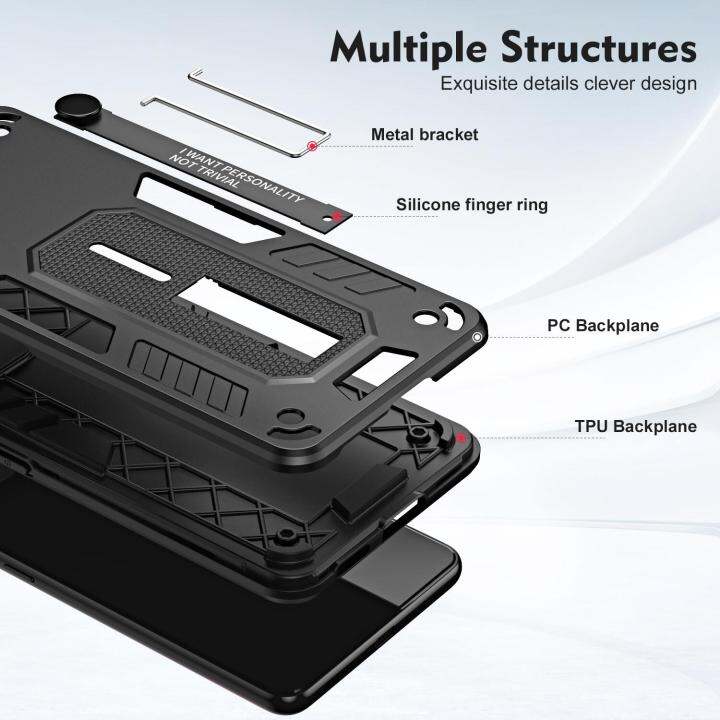 Casing Ponsel Redmi C Penutup Belakang Multifungsi Penutup Penyangga