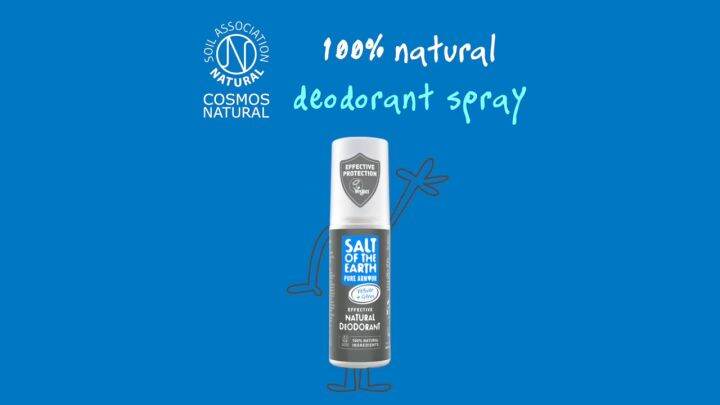 Salt Of The Earth Pure Armour Explorer Natural Deodorant Spray For