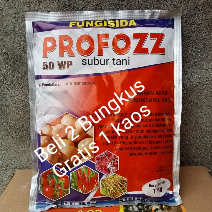 Fungisida Sistemik PROFOZZ 50WP 1 KG Bahan Aktif Simoksanil Untuk