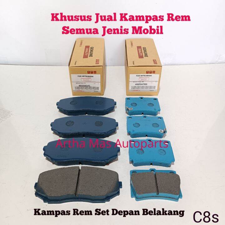 KAMPAS REM SET PAJERO DAKAR NEW KOMPLIT DEPAN BELAKANG Lazada Indonesia