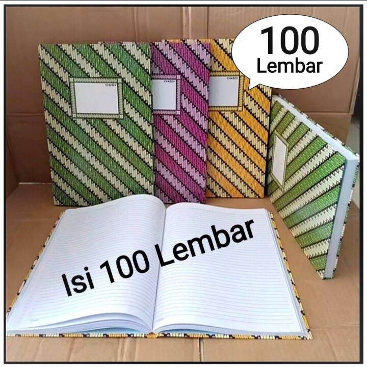 1 Pcs Buku Folio 100 Lembar HARD COVER Lazada Indonesia