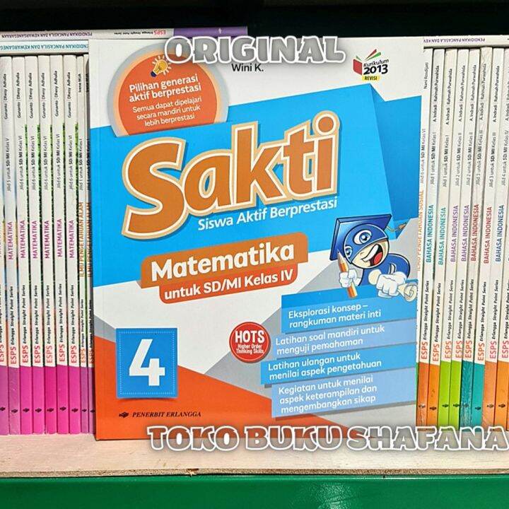 Buku Sakti Matematika Kelas Sd Erlangga K Revisi Original Lazada