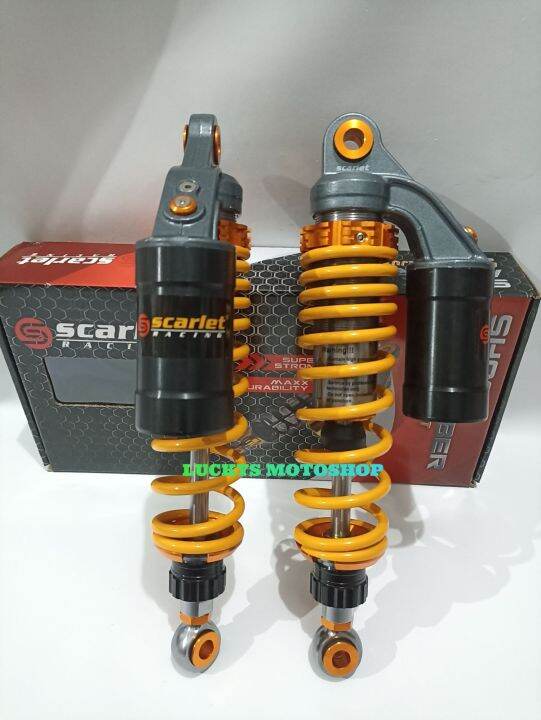 Shockbreaker Shock Scarlet Original Tabung Fungsi 320mm PNP Rx King