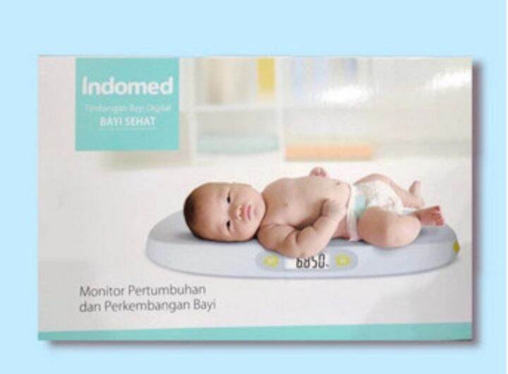 Timbangan Bayi Digital Indomed Plus Pengukur Tinggi Badan Lazada