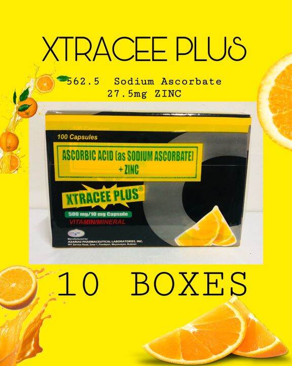 XTRACEE PLUS SODIUM ASCORBATE PLUS ZINC 10 BOXES Lazada PH