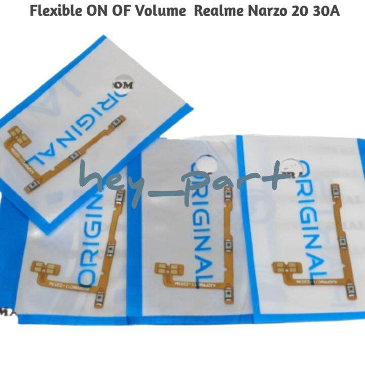 Flexible ON OF Narzo 20 30A Flexibel Tombol Dalam Power On Off Volume