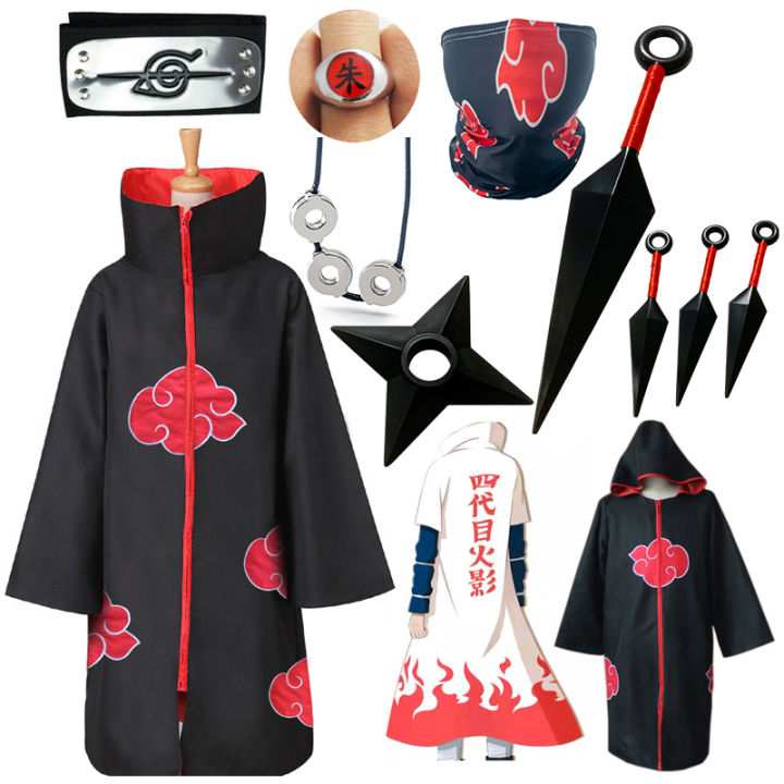 Xiaoshe Organization Cos Costume Anime Naruto Cloak Peripheral Uchiha Itachi Sasuke Clothing