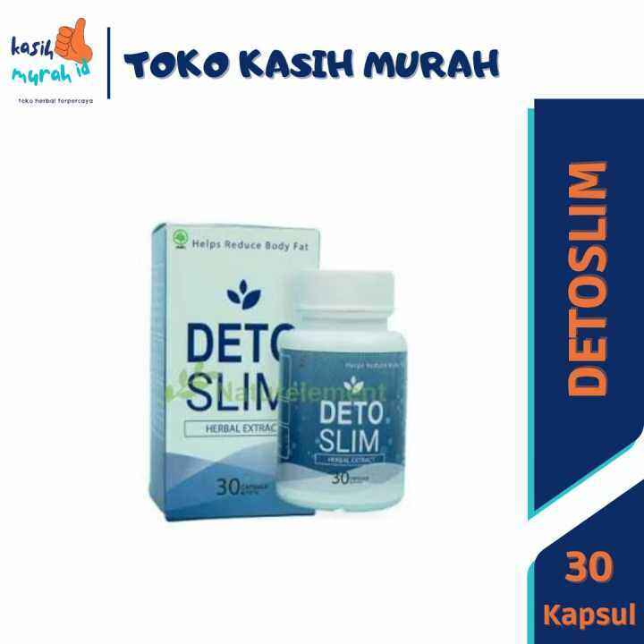 DETO SLIM Capsule Obat Pelangsing Badan Penurun Berat Badan Tanpa