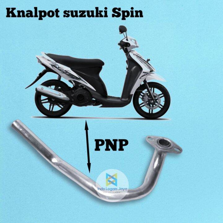 Leher Knalpot Standar Suzuki Spin Pipa Sambungan Knalpot Suzuki Spin