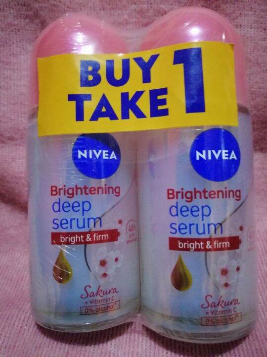 Buy1take1 Nivea Deodorant Whitening Sakura Essence Roll On 50ml