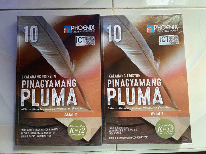 Pinagyamang Pluma 10 Ikalawang Edisyon Aklat 1 2 Preloved Lazada PH