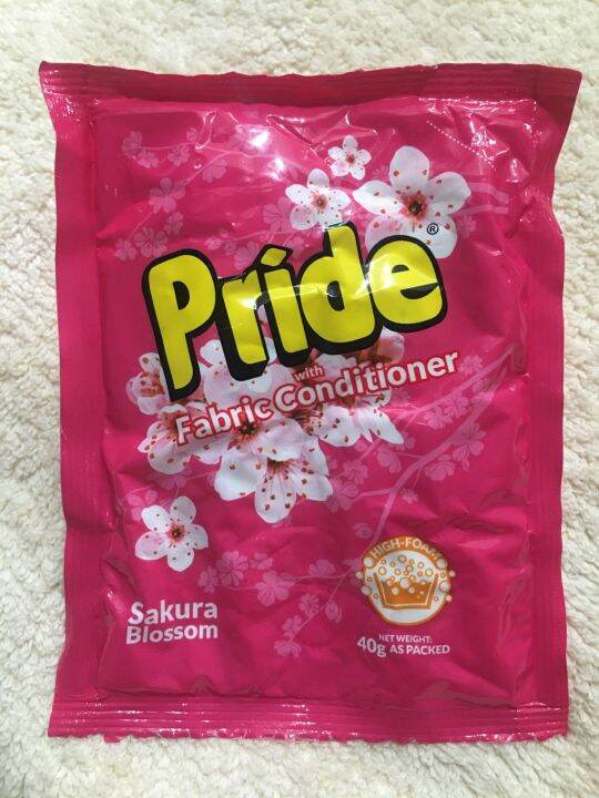 Pride Detergent Powder With Fabric Conditioner Sakura Blossom G By S