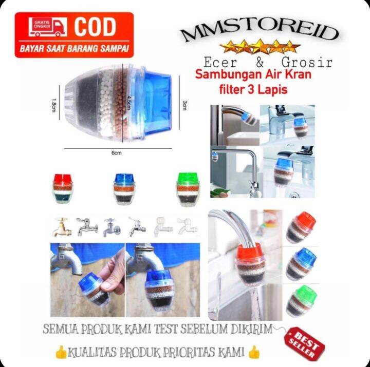 Mm Sambungan Kran Air Batu Lapis Steril Saringan Kran Filter