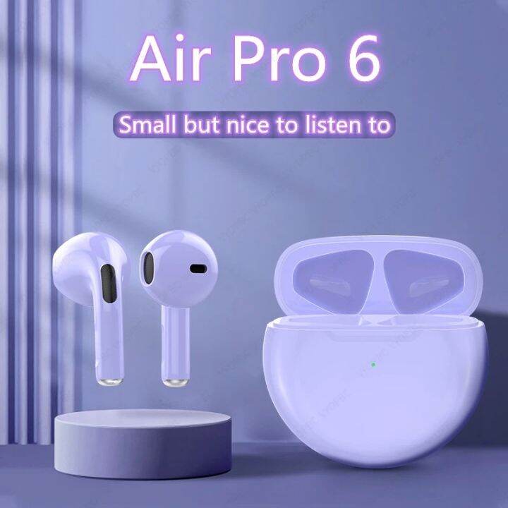 Air Pro 6 TWS Bluetooth Earphone Wireless Headphone HiFi Bass Game