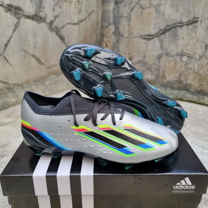 Sepatu Bola Adidas X Speedportal Silver Black Fg Lazada Indonesia