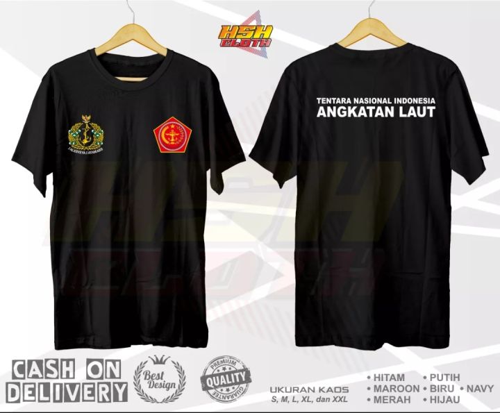 Kaos Tni Al Tentara Indonesia Angkatan Laut Tni Al Lazada Indonesia