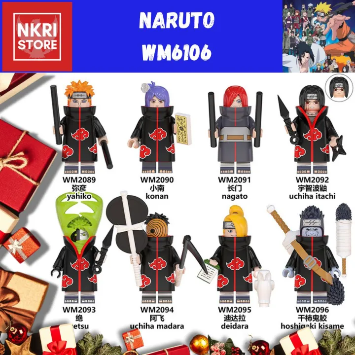 Lego Naruto Wm Minifigure Naruto Yahiko Konan Nagato Zetsu Ibiki