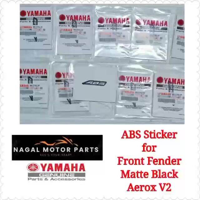 Decals For Mole Matte Black Aerox V Y Connect Yamaha Genuine Parts