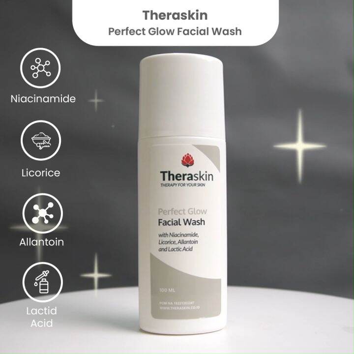 Theraskin Perfect Glow Facial Wash Ml Sabun Cuci Muka Dengan