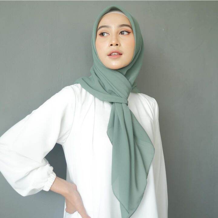 Rectangular Hijab Bella Square X Plain O Neci Premium Lazada Ph