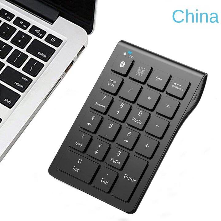 SeenDa Rechargeable Wireless Numeric Keypad Bluetooth Number Pad Slim