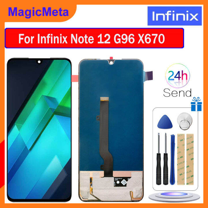 MagicMeta Original Screen For Infinix Note 12 G96 X670 LCD Display