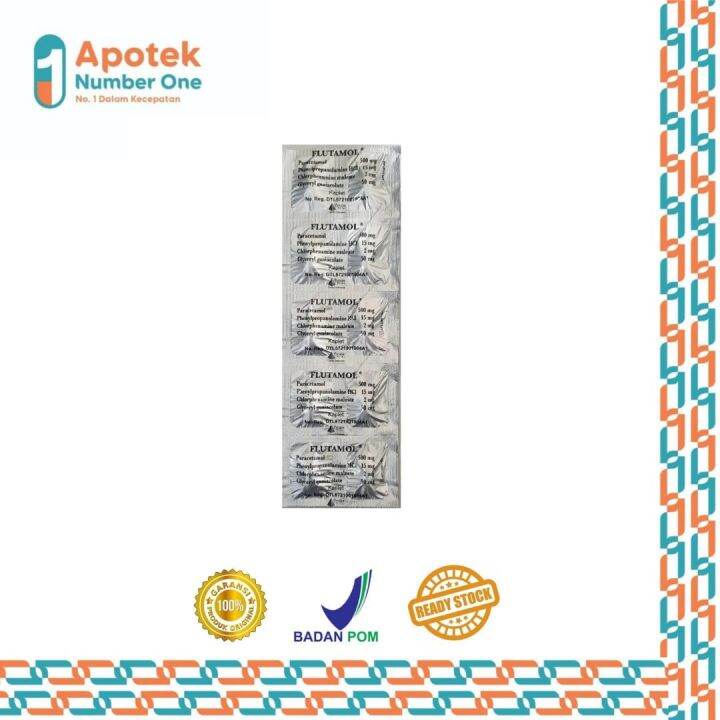 Flutamol Tab Per Strip Obat Flu Dan Batuk Lazada Indonesia