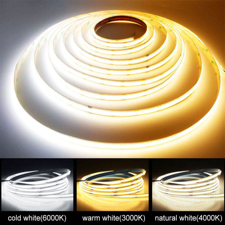 Creative DC12V COB LED Strip Light IP65 Waterproof High Density