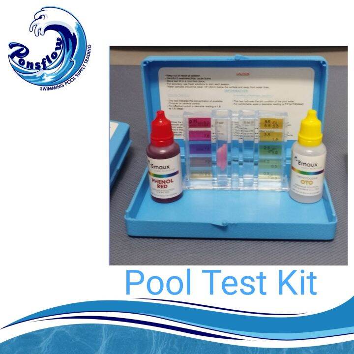 Emaux 2 In 1 Swimming Pool Test Kit For PH Level And Chlorine Lazada PH