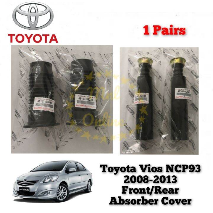 TOYOTA VIOS NCP93 FRONT REAR ABSORBER COVER OEM 1 PAIRS Lazada