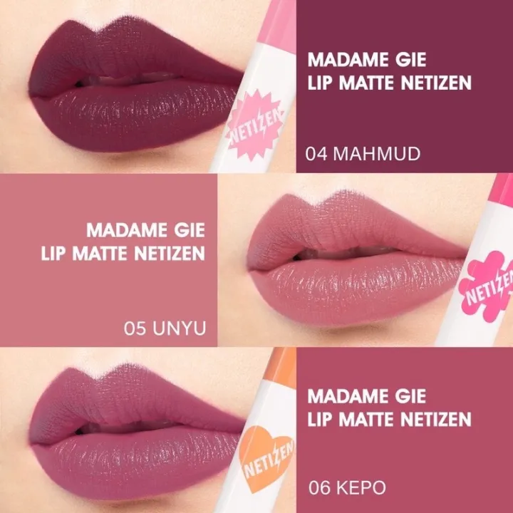 Madame Gie Netizen Lip Matte Make Up Lipstick Lazada Indonesia