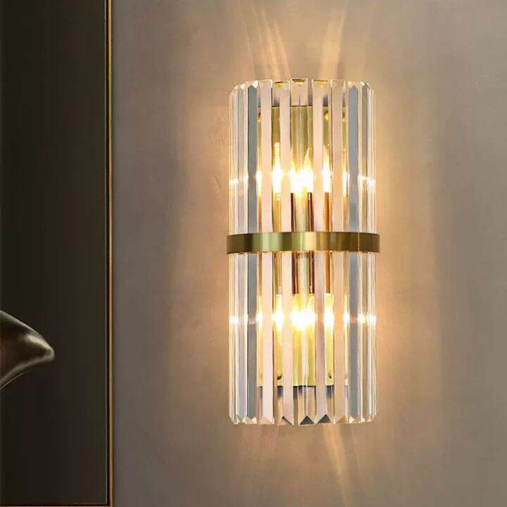 Modern Wall Lamp Lampu Dinding Led K9 Crystal Wall Light Lampu Kristal