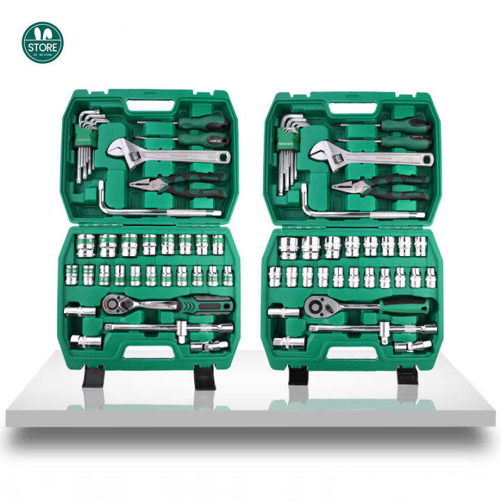 Inch Socket Wrench Set Combination Tool Piece Socket Set