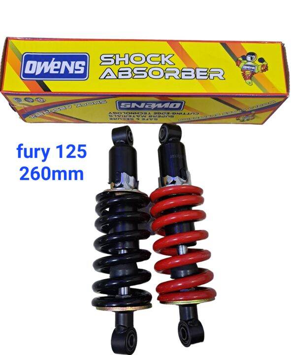 Owens Rear Shock Absorber Fury 125 260mm Monoshock Lazada PH