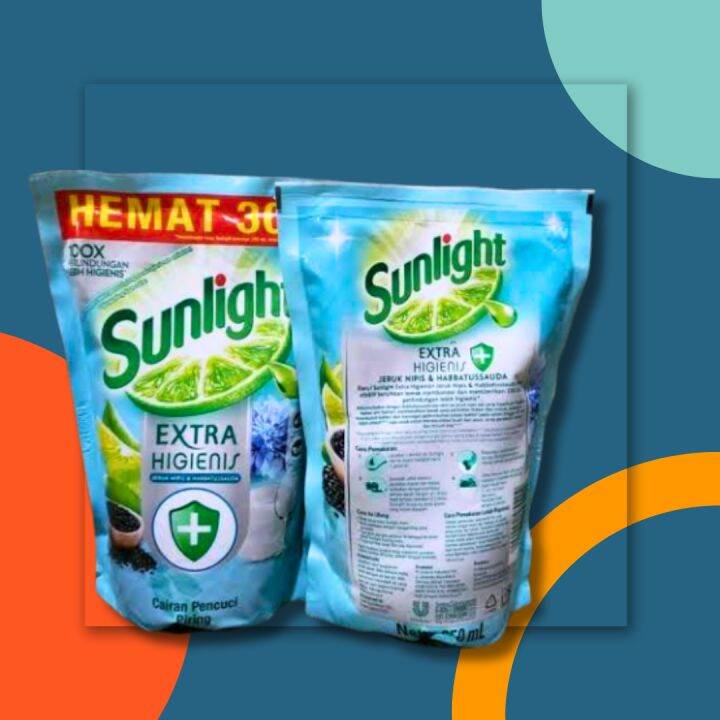 Sunlight Sabun Cuci Piring Extra Higienis Pouch 650 ML Lazada Indonesia