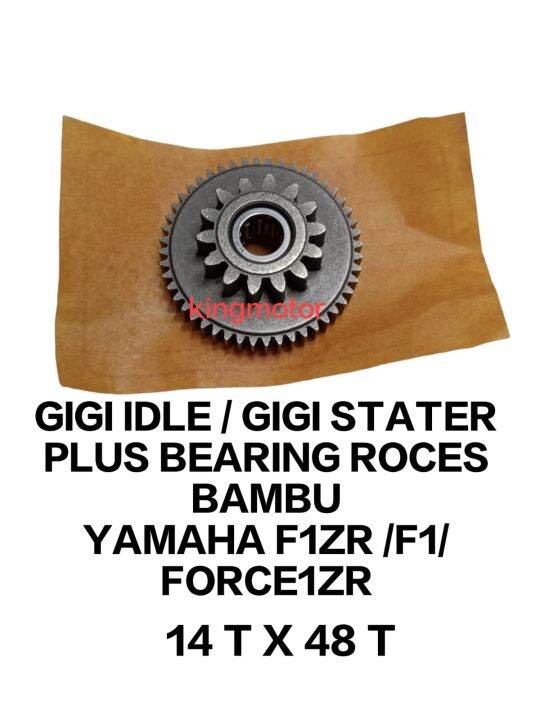 Gigi Idle Penghantar Gear Gir Stater Plus Bearing Roces Bambu Yamaha