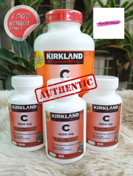 Authentic Kirkland Vitamin C With Rose Hips And Citrus Bioflavonoid