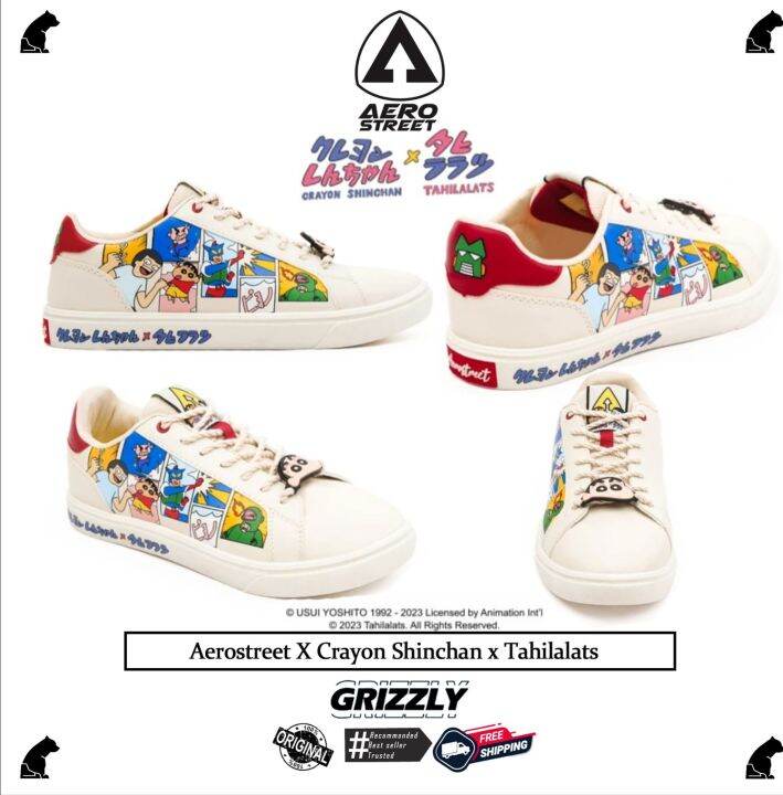 Sepatu Aerostreet X Shinchan X Tahilalats Season Limited Edition