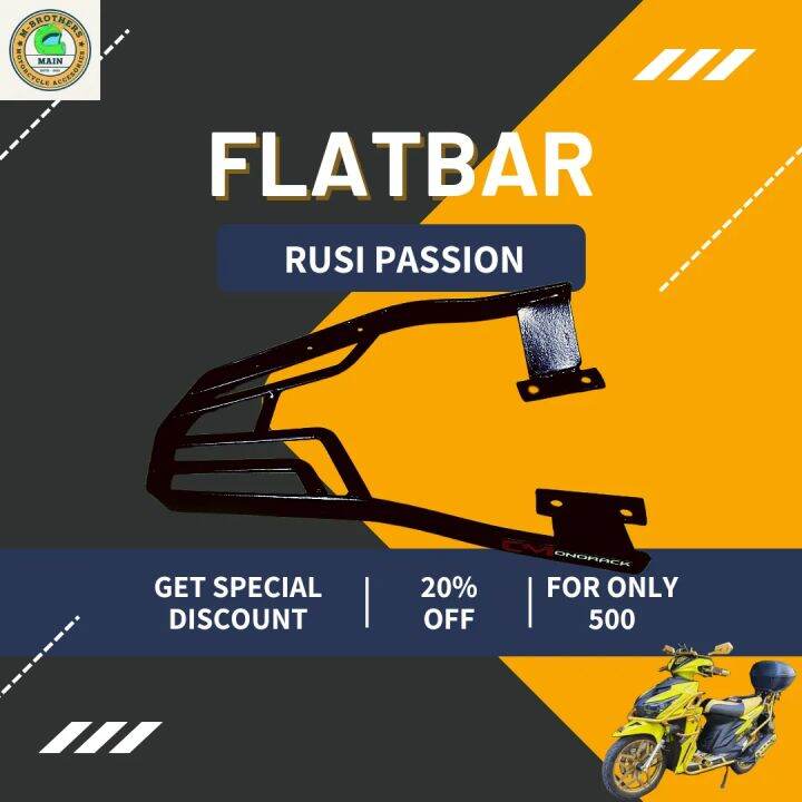 FLAT BAR CM MONORACK FOR RUSI PASSION Lazada PH