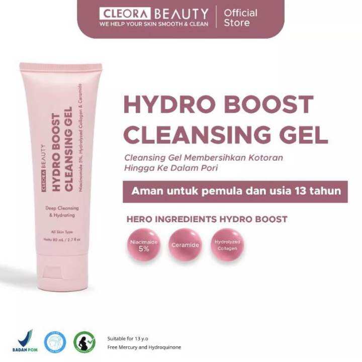 Cleora Beauty Hydro Boost Cleansing Gel Ml Lazada Indonesia