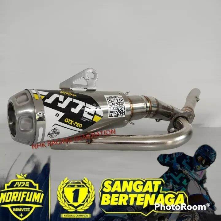 Knalpot Norifumi Gtx Pro Series Alltipe Motor Metik Motor Bebek Yamaha